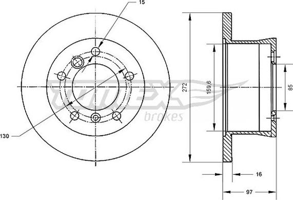 TOMEX brakes TX 70-35 - Disque de frein cwaw.fr