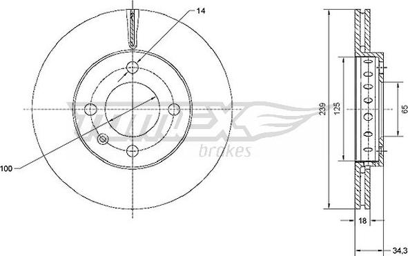 TOMEX brakes TX 70-20 - Disque de frein cwaw.fr