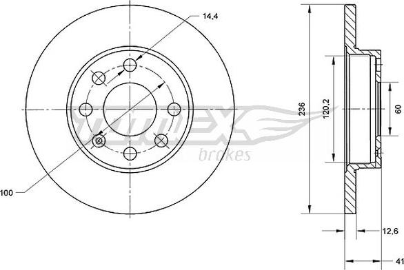 TOMEX brakes TX 70-28 - Disque de frein cwaw.fr