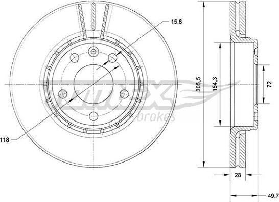 TOMEX brakes TX 70-27 - Disque de frein cwaw.fr