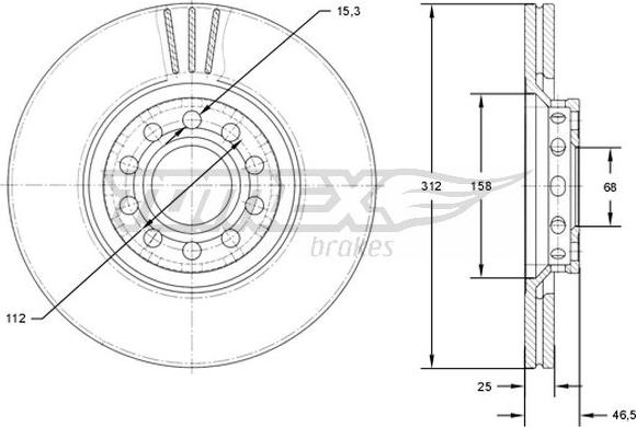 TOMEX brakes TX 71-97 - Disque de frein cwaw.fr