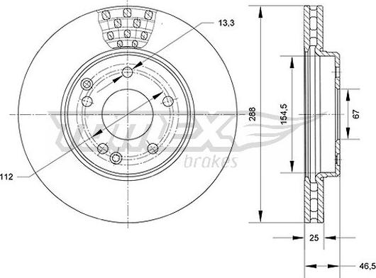 TOMEX brakes TX 71-06 - Disque de frein cwaw.fr