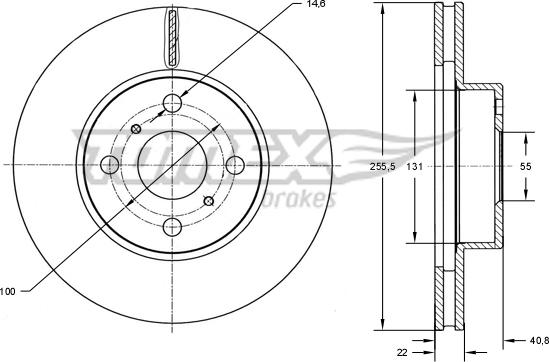 TOMEX brakes TX 71-32 - Disque de frein cwaw.fr