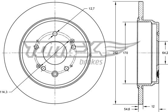 TOMEX brakes TX 73-83 - Disque de frein cwaw.fr