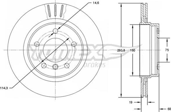 TOMEX brakes TX 72-90 - Disque de frein cwaw.fr