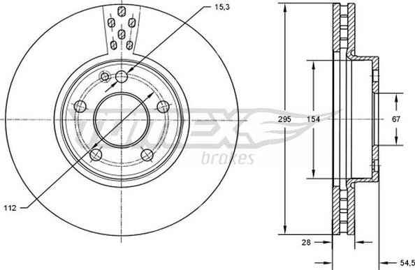 TOMEX brakes TX 72-91 - Disque de frein cwaw.fr