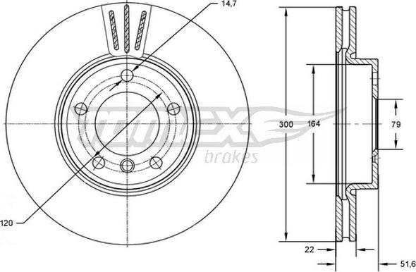 TOMEX brakes TX 72-85 - Disque de frein cwaw.fr