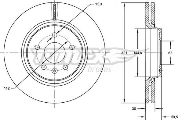 TOMEX brakes TX 72-81 - Disque de frein cwaw.fr