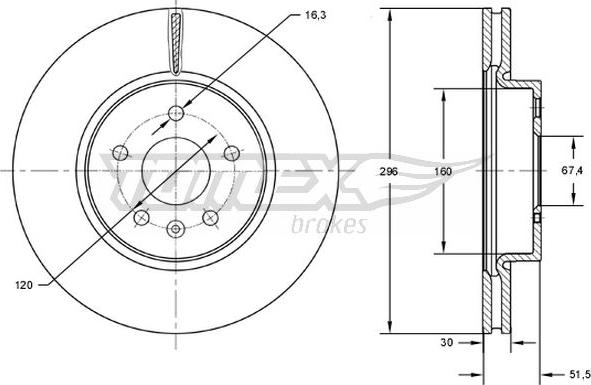 TOMEX brakes TX 72-88 - Disque de frein cwaw.fr