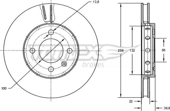 TOMEX brakes TX 72-87 - Disque de frein cwaw.fr