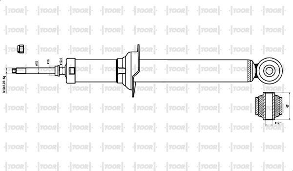 TOOR SG59050 - Amortisseur cwaw.fr