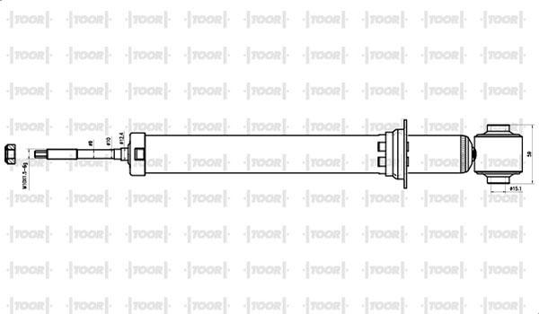 TOOR SG54910 - Amortisseur cwaw.fr