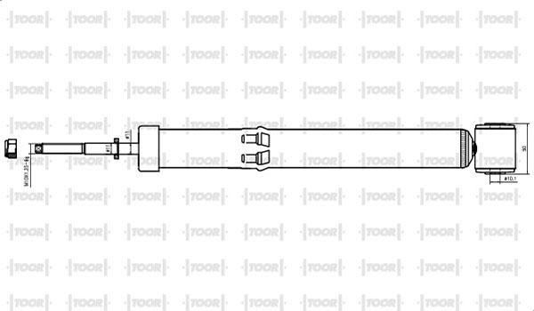 TOOR SG54160 - Amortisseur cwaw.fr