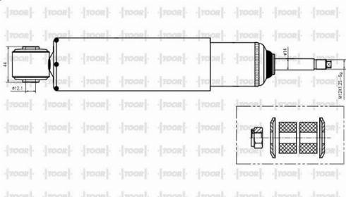 TOOR SG55000 - Amortisseur cwaw.fr