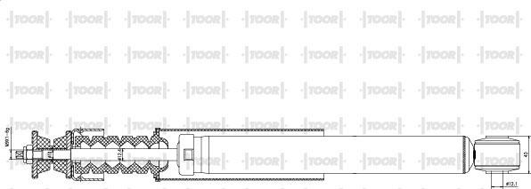 TOOR SG50820 - Amortisseur cwaw.fr