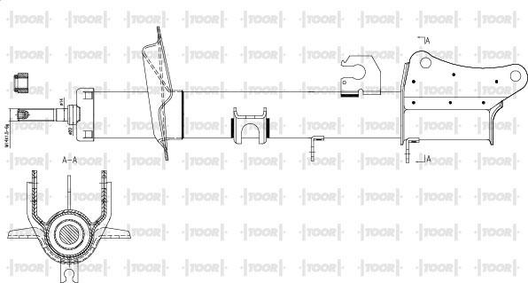 TOOR SG51110 - Amortisseur cwaw.fr