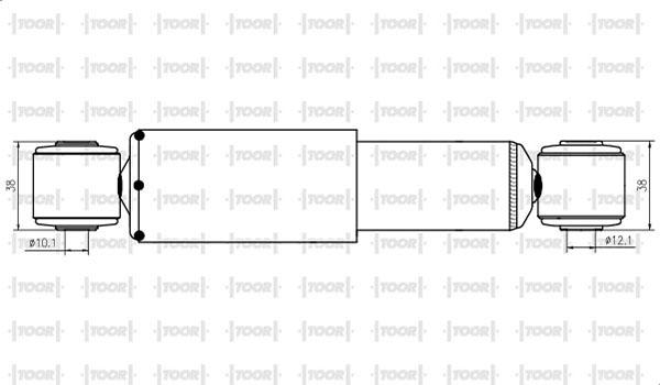 TOOR SG53030 - Amortisseur cwaw.fr