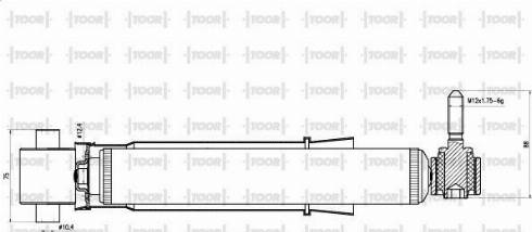 TOOR SG53890 - Amortisseur cwaw.fr