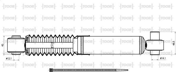 TOOR SG53740 - Amortisseur cwaw.fr