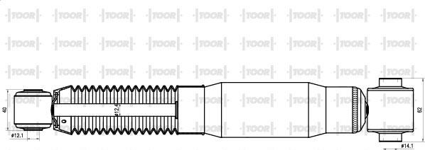 TOOR SG53750 - Amortisseur cwaw.fr