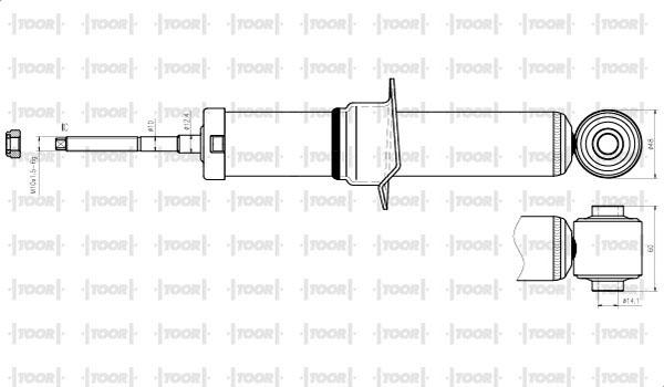 TOOR SG57110 - Amortisseur cwaw.fr