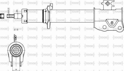 TOOR SG14940 - Amortisseur cwaw.fr