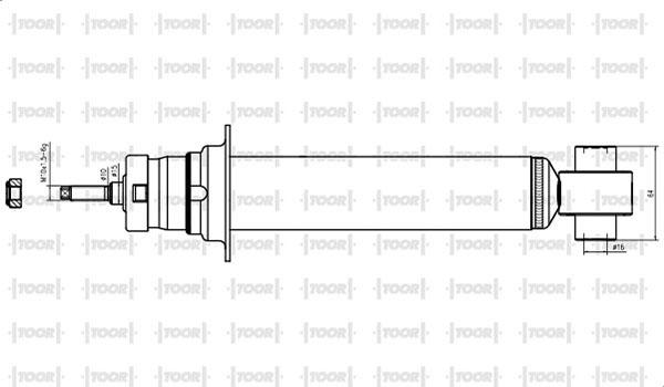 TOOR SG14910 - Amortisseur cwaw.fr