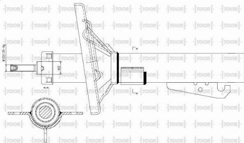 TOOR SG14450 - Amortisseur cwaw.fr