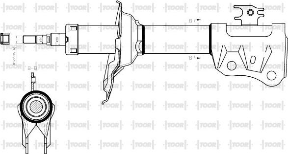 TOOR SG14530 - Amortisseur cwaw.fr