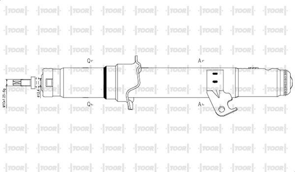 TOOR SG14020 - Amortisseur cwaw.fr