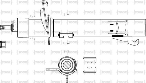 TOOR SG14331 - Amortisseur cwaw.fr