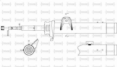 TOOR SG15101 - Amortisseur cwaw.fr