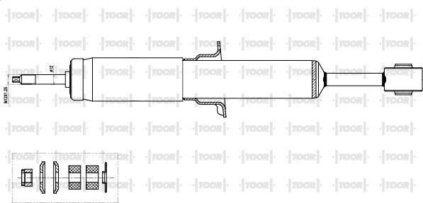 TOOR SG16910 - Amortisseur cwaw.fr