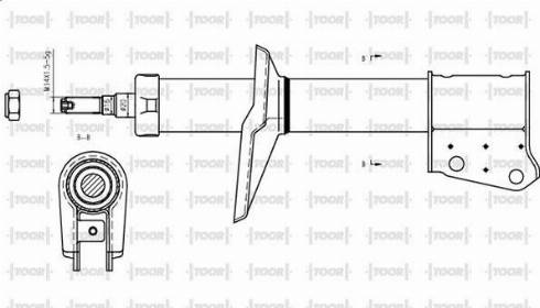 TOOR SG16620 - Amortisseur cwaw.fr