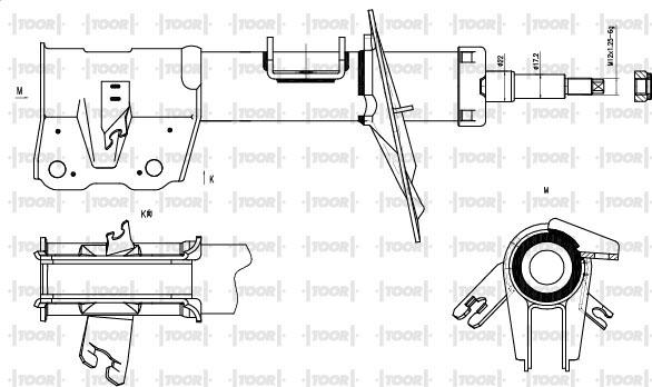 TOOR SG16000 - Amortisseur cwaw.fr