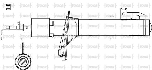 TOOR SG16110 - Amortisseur cwaw.fr