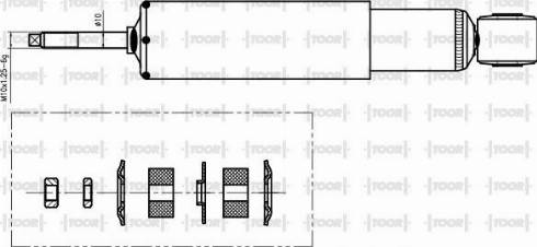 TOOR SG16830 - Amortisseur cwaw.fr