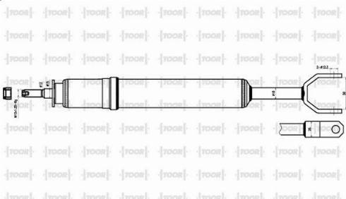 TOOR SG16820 - Amortisseur cwaw.fr