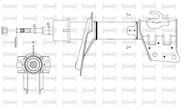 TOOR SG10440 - Amortisseur cwaw.fr