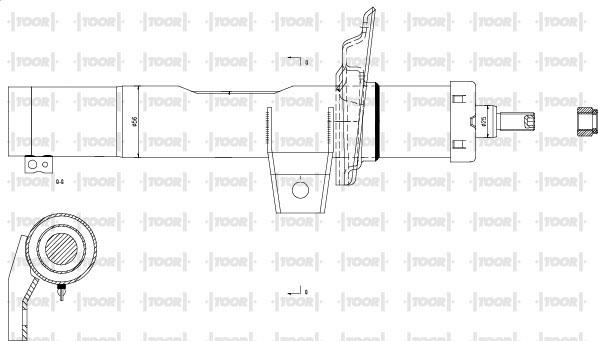 TOOR SG10410 - Amortisseur cwaw.fr