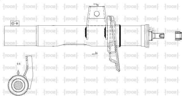 TOOR SG10580 - Amortisseur cwaw.fr