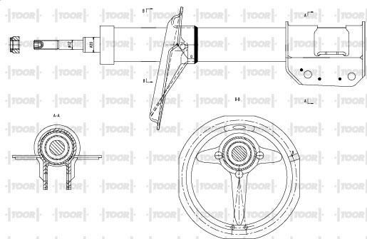 TOOR SG10120 - Amortisseur cwaw.fr