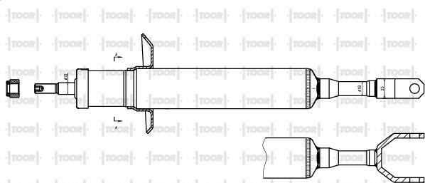 TOOR SG10860 - Amortisseur cwaw.fr