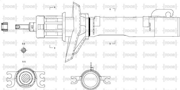 TOOR SG10290 - Amortisseur cwaw.fr