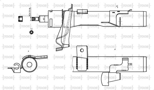 TOOR SG10200 - Amortisseur cwaw.fr