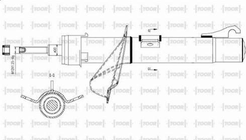 TOOR SG11930 - Amortisseur cwaw.fr