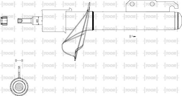 TOOR SG11920 - Amortisseur cwaw.fr