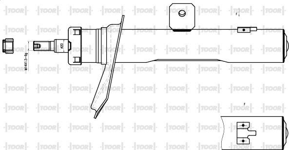 TOOR SG11551 - Amortisseur cwaw.fr