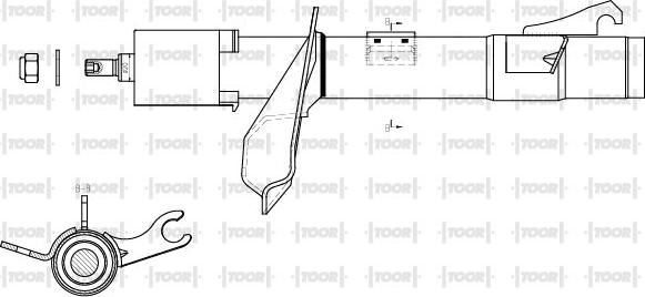 TOOR SG11520 - Amortisseur cwaw.fr