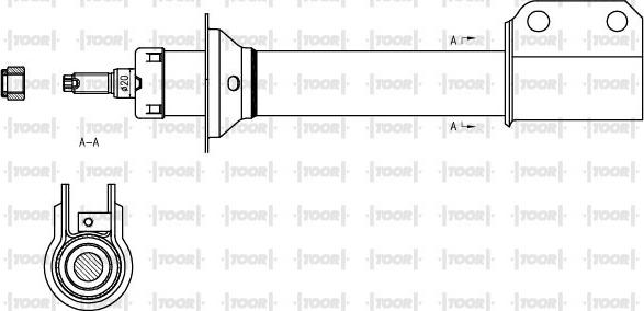 TOOR SG11050 - Amortisseur cwaw.fr